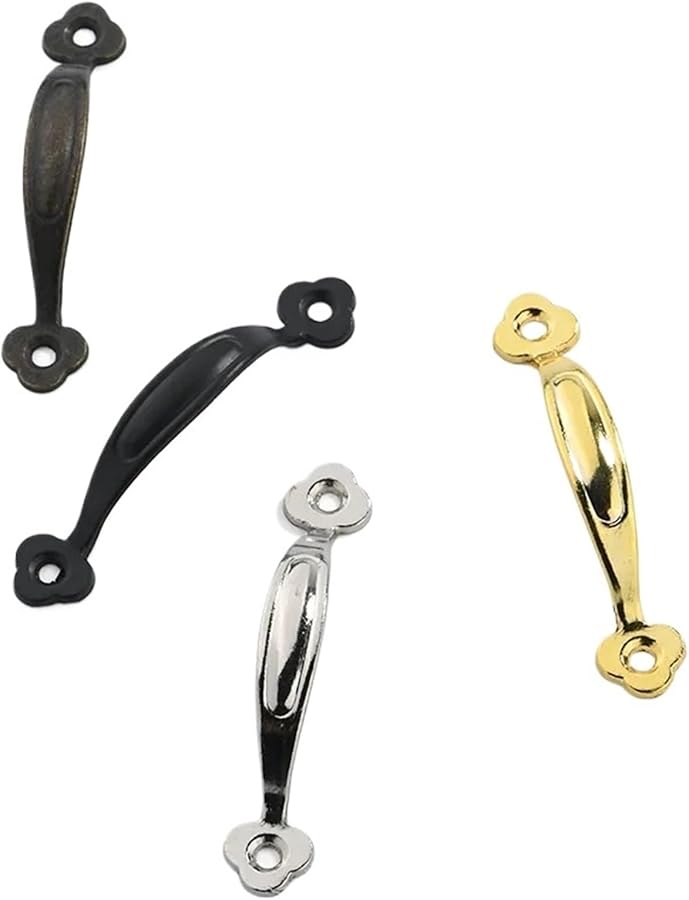 Antique Alloy Cabinet Handles 12pcs For Drawer Wardrobe Jewelry Box Kitchen Cupboard Color 8 - Image 1